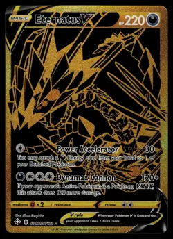 Eternatus V SV121/SV122 - Pokemon Shining Fates Shiny Vault - Secret Rare (NM) - Image 1