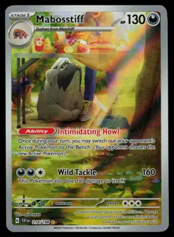 Mabosstiff 218/198 - Pokemon Scarlet & Violet - Illustration Rare (NM) - Image 1