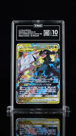 TAG 10 Reshiram & Zekrom GX 036/049 - Pokemon Dream League - Double Rare - Image 1