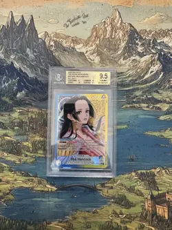 One Piece CCG Boa Hancock ALT ART Leader Op14-041 BGS 9.5 GEM MINT - Image 2