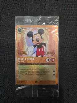 Disney Lorcana Mickey Mouse True Friend PUZZLE PROMO 36/P2 Glimmer Foil - NM - Image 1