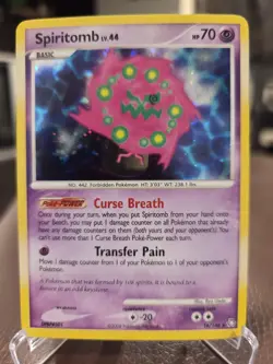 POKEMON SPIRITOMB 16/146 2008 HOLO LEGENDS AWAKENED CARD - Image 1