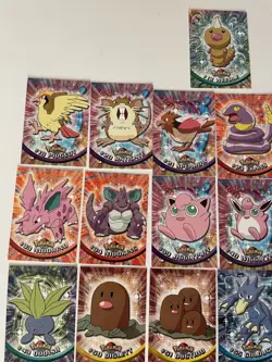 1999 Pokemon Topps Collection 31 Cards Black Logo 31/90 set vintage Rare - Image 3