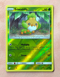 Sewaddle~Cute Pokemon Cards~ Grass-Type~ Botanical Garden Gallery - Image 1