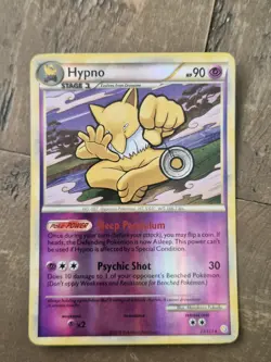 Hypno 23/123 LP Reverse Holo Foil HGSS Pokemon Card HGSS LP - Image 1
