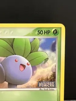 Pokemon Oddish Card Unseen Forces 64/115 Reverse Holo Stamped LP - Image 3
