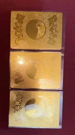 Pokemon Mewtwo Gold Foil Rare Fan Art Cards (Lot Of 3) - GX, EX, Mewtwo & Mew GX - Image 2