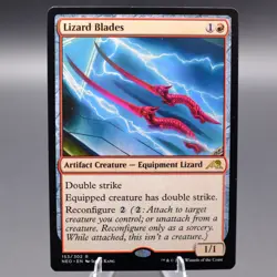 Lizard Blades Normal 153 NEO Kamigawa: Neon Dynasty NM MTG - Image 1
