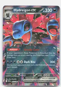 Hydreigon ex 067/086 Holo Double Rare White Flare Pokemon Near Mint - Image 1