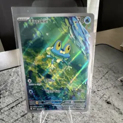 Nintendo Froakie 088/086 Me04 Chaos Rising Common Holo Basic 70 HP English 2023 - Image 1