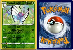 Butterfree 003/192 Rare Rebel Clash Pokemon Reverse Holo Near Mint - Image 1