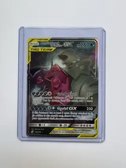 Mega Sableye & Tyranitar GX 126/236 Holo GX Rare Unified Minds Pokemon NM - Image 1