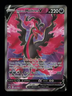 GALARIAN MOLTRES V ULTRA RARE 176/198 NM POKEMON - Image 1