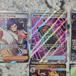 Pokemon TCG Holo Full Art Lot Sprigatito ex Mega Charizard Y EX N's Zekrom - Image 5