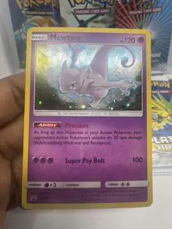 Mewtwo - SM77 SM Black Star Promo NM Pokemon SM Black Star Pro - Image 2