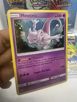 Mewtwo - SM77 SM Black Star Promo NM Pokemon SM Black Star Pro - Image 5