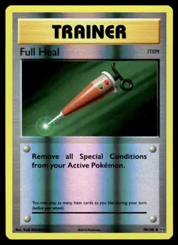 FULL HEAL - 78/108 Uncommon Evolutions Pokemon Reverse Holo NM - Image 1