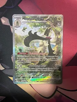 Meowscarada ex 256/193 Special Illustration Rare Paldea Evolved Pokemon NM Card - Image 1