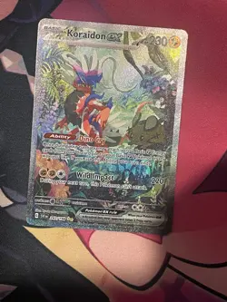 Koraidon ex 247/198 Special Illustration Rare Scarlet & Violet Pokemon NM Card - Image 1