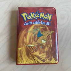 Carte Holder / Mini Classeur Cahier Pour Cartes Pokemon Dracaufeu 2000 Officiel - Image 1