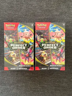 Pokemon TCG Perfect Order Booster Bundle X2 - Brand New Sealed - Image 1