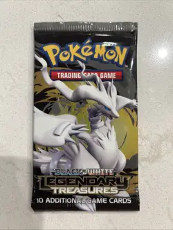 Pokemon Black & White Legendary Treasures Booster Pack - Sealed - Image 1