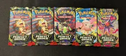 Pokemon TCG 5x Sealed Booster Packs Bundle – Brand New - Perfect Order Set - Image 1