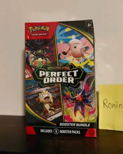Pokemon TCG Perfect Order Booster Bundle (6 packs) - Brand New Sealed - Image 1
