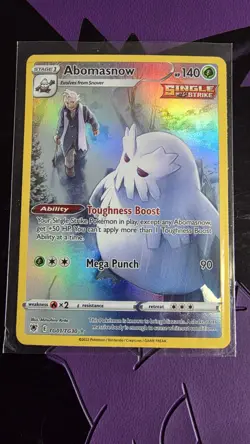 Pokemon - Sword & Shield - Astral Radiance - Abomasnow - TG01/TG30 EX - Image 1