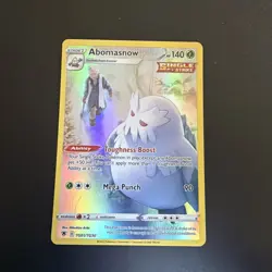 Abomasnow TG01/TG30 Holo Astral Radiance Trainer Gallery Pokemon NM - Image 1
