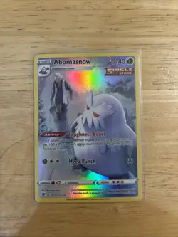 Pokemon Astral Radiance Trainer Gallery Ultra Rare Abomasnow Card TG01/TG30 NM - Image 2