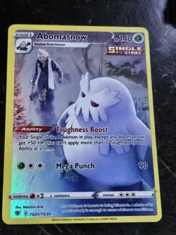 Abomasnow - TG01/TG30 - Genuine Holo Rare Pokemon Card - NM/M - Image 1