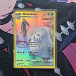 Pokemon TCG Abomasnow Holo Rare Card TG01/TG30 Astral Radiance - Image 1