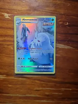 Pokemon TCG Abomasnow Sword & Shield Mfg-Astral Radiance Tg01/Tg30 Holo Rare - Image 1
