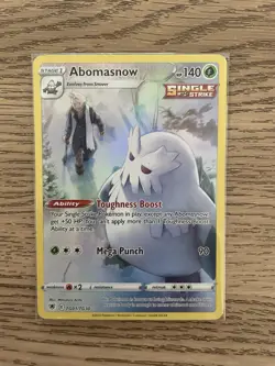 Pokemon TCG Abomasnow Astral Radiance Ultra Rare Card TG01/TG30 NM Condition - Image 1