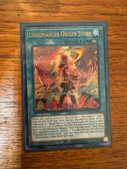 Yugioh! Libromancer Origin Story Cyac-En063 1st Ed Ultra Rare Near Mint! - Image 1