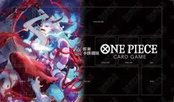 Yamato_6 One Piece Playmat With Zones OPCG TCG CCG Trading Card Game Play Mat - Image 1