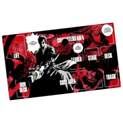 Zoro_1 One Piece Playmat With Zones OPCG TCG CCG Trading Card Game Play Mat 2MM - Image 1