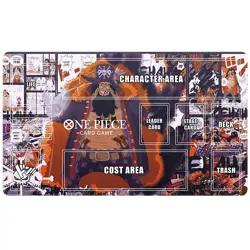 One Piece Playmat With Zones OPCG TCG CCG Trading Card Game Play Mat_JW13 2MM - Image 1