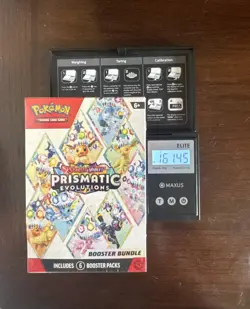 VERY HEAVY 161.45g Pokemon TCG Prismatic Evolutions Booster Bundle - NEW/SEALED - Image 1