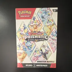 Pokemon TCG Prismatic Evolutions Booster Bundle Sealed (6 Booster Packs) - Image 1