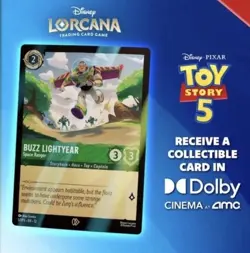 AMC Buzz Lightyear Space Ranger 57/P3 Disney Lorcana Toy Story Promo Foil 40Pack - Image 2
