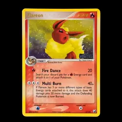 2005 Flareon 5/115 Pokemon Unseen Forces Reverse Holo Rare LP - Image 1