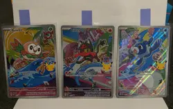 Pokemon TCG First Partner 30th Promo set Rowlet Litten Popplio 043/044/045 NM - Image 1