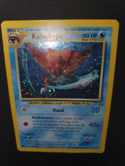 Pokemon TCG Kabutops Neo Discovery Holo Rare Card 6/75 WOTC Unlimited - Image 1