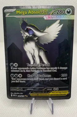 Pokemon TCG Mega Evolution Mega Absol EX SIR 180/132 NM PACK FRESH - Image 1