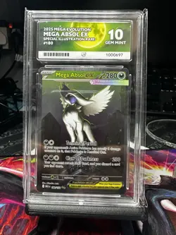 Pokemon TCG Mega Absol EX 180/132 Sir Mega Evolution - Image 1