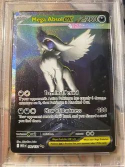 Pokemon TCG 2025 Mega Absol ex Mega Evolution SIR Holo 180/132 PSA 10 - Image 2