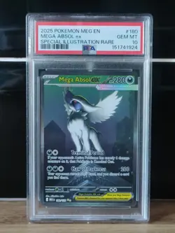 Pokemon TCG Mega Evolution Mega Absol Ex SIR 180/132 Gem Mint PSA 10 - Image 1