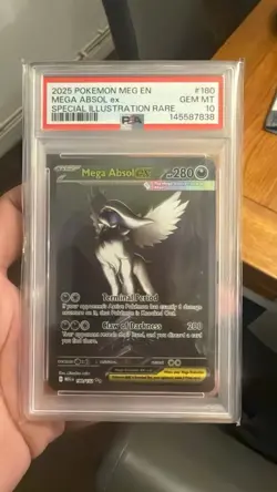Pokemon TCG Mega Evolution Mega Absol Ex SIR 180/132 Gem Mint PSA 10 - Image 1